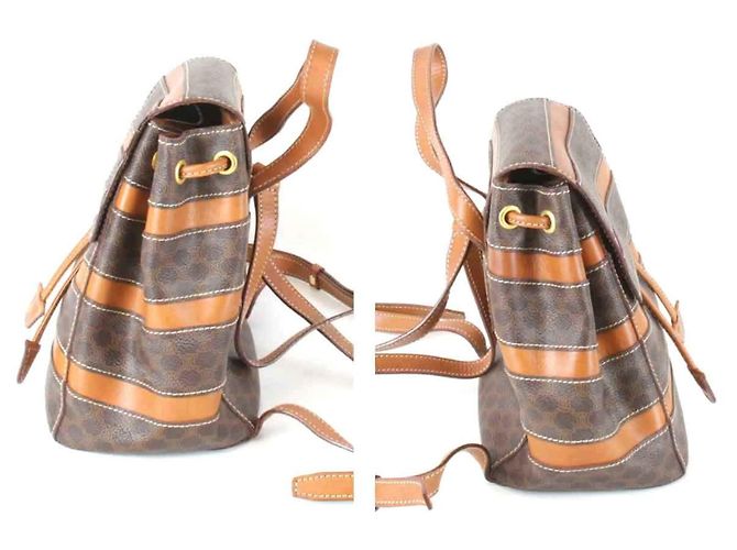 Céline Celine brauner Leder-Rucksack - Ansicht 3