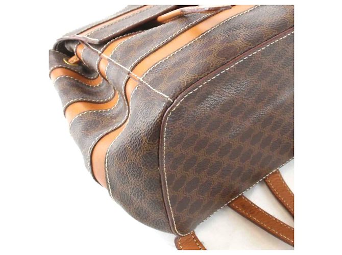 Céline Celine brauner Leder-Rucksack - Ansicht 4
