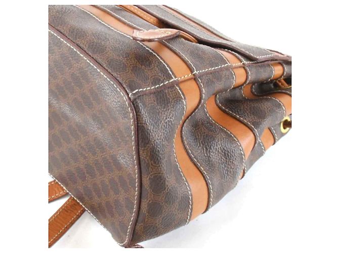 Céline Celine brauner Leder-Rucksack - Ansicht 5