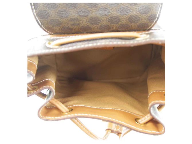 Céline Celine brauner Leder-Rucksack - Ansicht 8