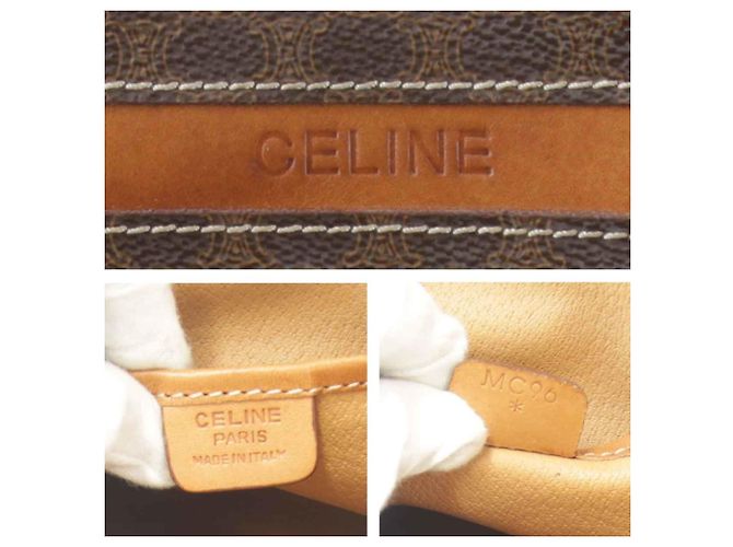 Céline Celine brauner Leder-Rucksack - Ansicht 9