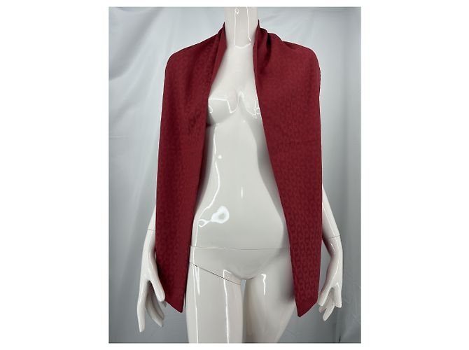 Sciarpa in cashmere "H" di Hermès Rosso - vista 3