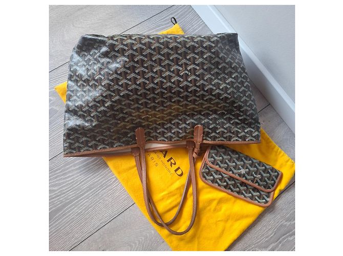 Saint Louis Borsa a mano Goyard St.Louis PM Beige in tela - vista 11