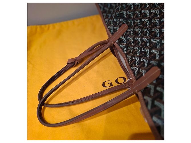 Saint Louis Borsa a mano Goyard St.Louis PM Beige in tela - vista 19