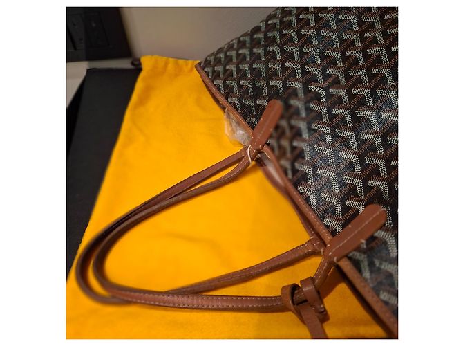 Saint Louis Borsa a mano Goyard St.Louis PM Beige in tela - vista 20