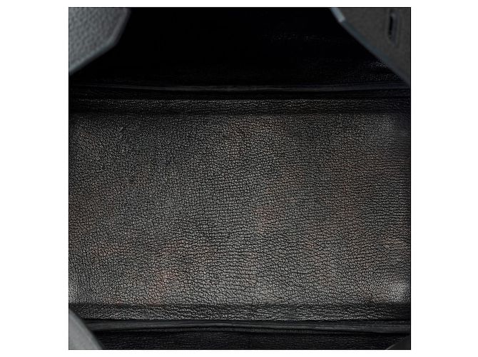 Hermès HERMES Birkin 35 Tasche aus schwarzem Leder - 101903 - Ansicht 6