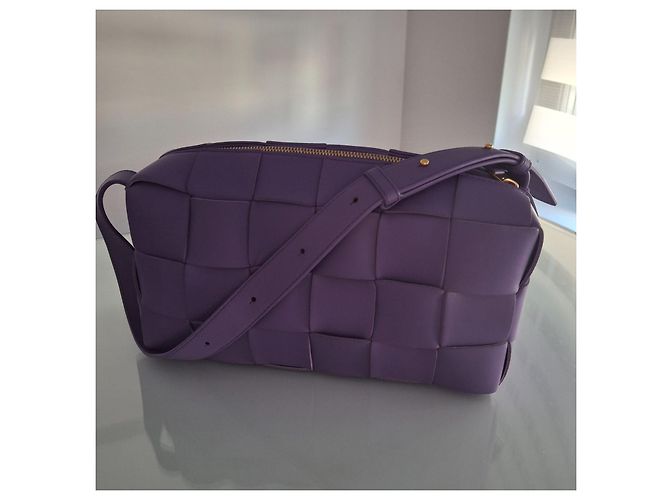 Cassette Bottega Veneta Cassetta di Mattoni Porpora - vista 2
