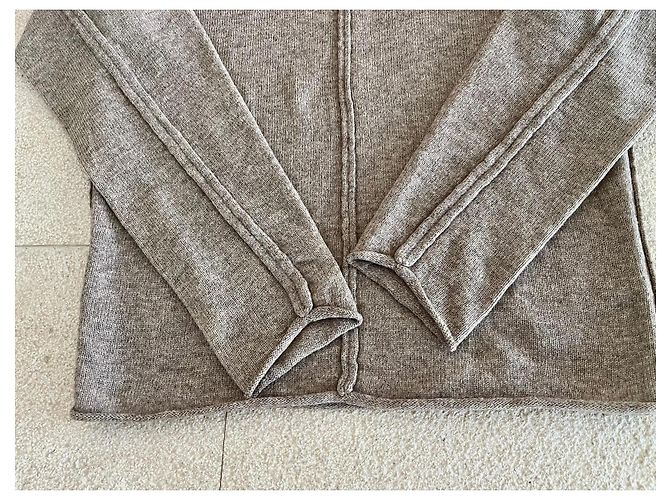 100% Wolle beige taupe meliert T. S Issey Miyake Men - Ansicht 5