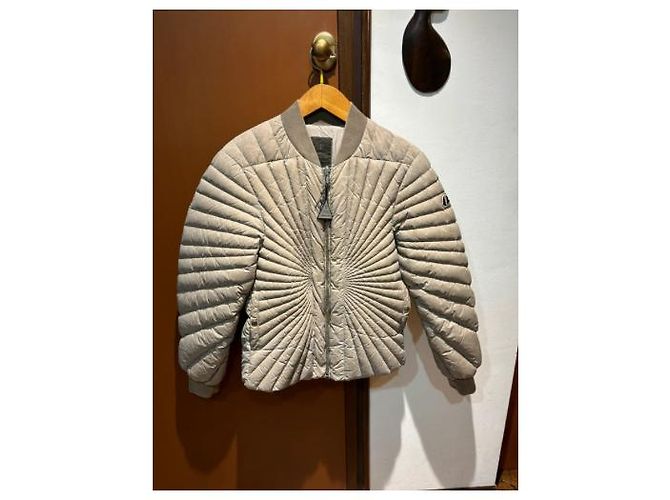 Giacca Puffer Moncler x Rick Owens Beige - vista 2