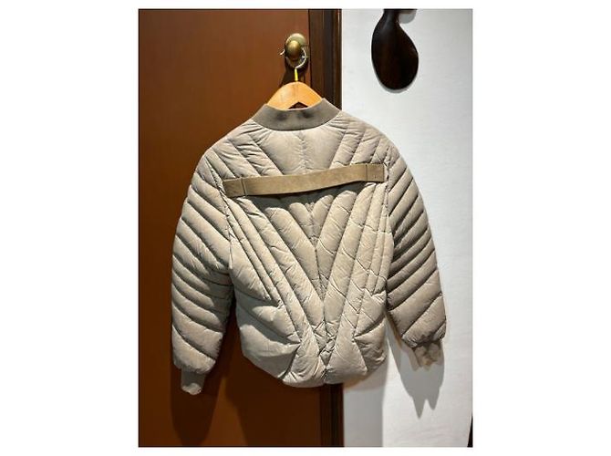 Giacca Puffer Moncler x Rick Owens Beige - vista 3