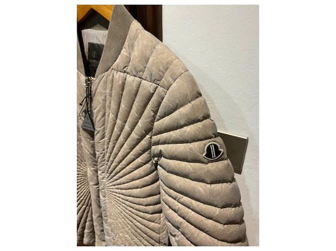 Giacca Puffer Moncler x Rick Owens Beige - vista 4