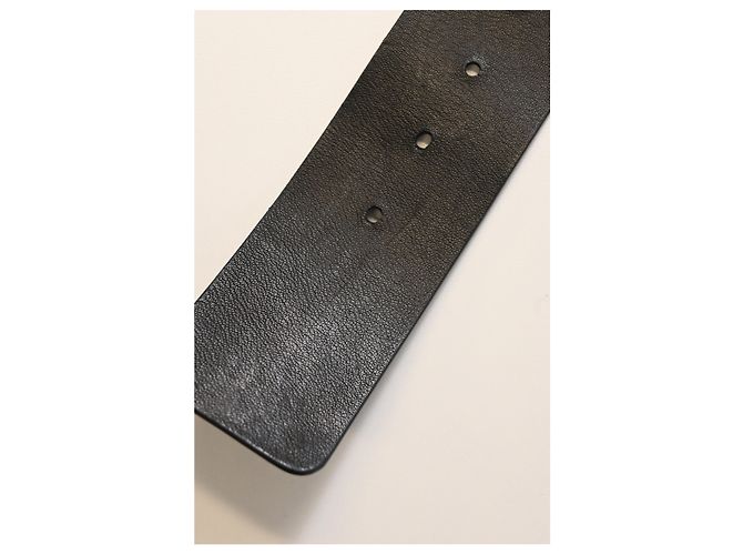 Abrigo largo de Acne Studios con cinturón de cuero negro - vista 17