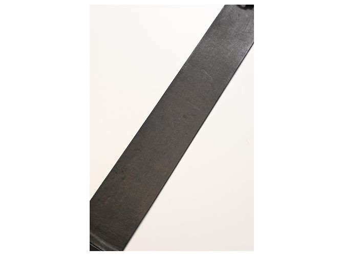 Abrigo largo de Acne Studios con cinturón de cuero negro - vista 18