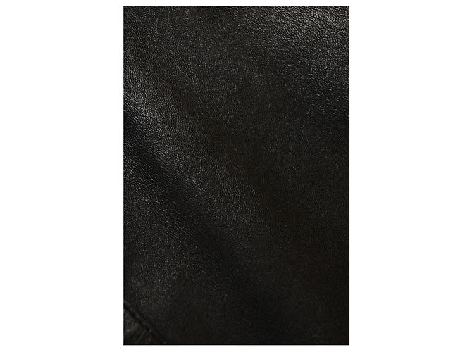 Abrigo largo de Acne Studios con cinturón de cuero negro - vista 19