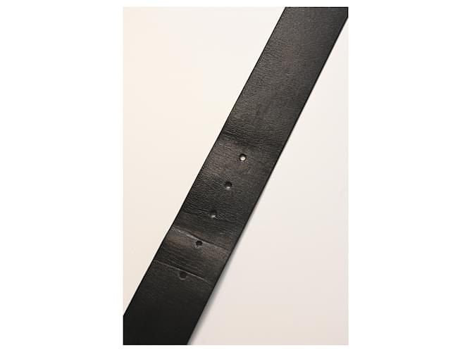 Abrigo largo de Acne Studios con cinturón de cuero negro - vista 4
