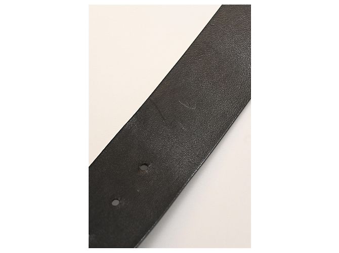Abrigo largo de Acne Studios con cinturón de cuero negro - vista 5