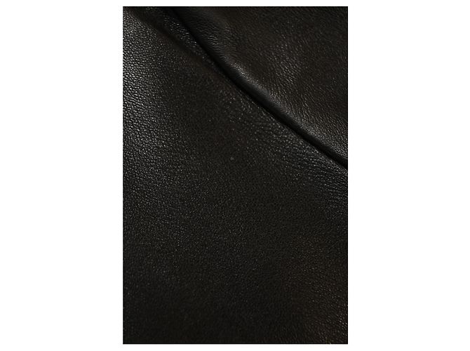 Abrigo largo de Acne Studios con cinturón de cuero negro - vista 7