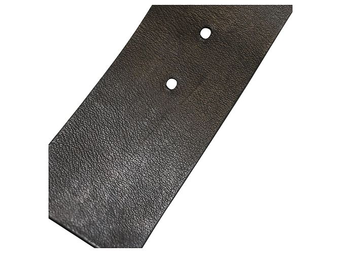 Abrigo largo de Acne Studios con cinturón de cuero negro - vista 8