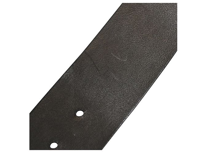 Abrigo largo de Acne Studios con cinturón de cuero negro - vista 9