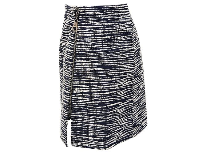 Gonna A-Line mini con zip stampata Louis Vuitton in lana multicolore - vista 2