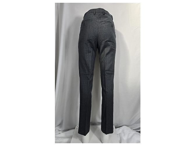 Ami Slim-Fit Trousers in Grey Wool - view 6