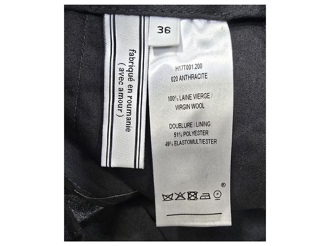 Ami Slim-Fit Trousers in Grey Wool - view 7