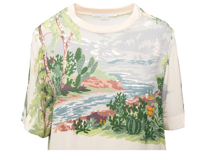 Stella Mc Cartney Camiseta Stella McCartney Landscape - '10s Blanco - vista 3