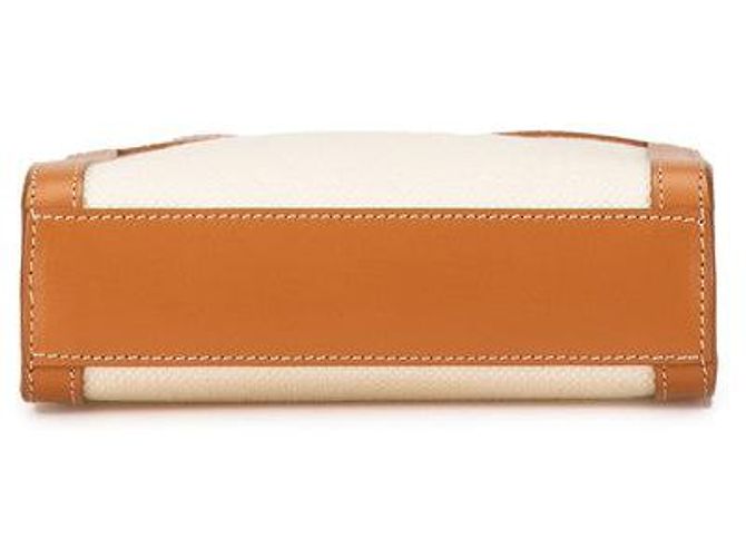 Céline Celine Mini Vertical Cabas Canvas Handtasche Braun - Ansicht 3