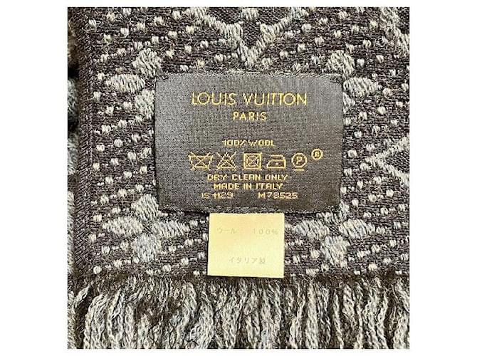 Sciarpa Logo Monogram Louis Vuitton M78525 Blu - vista 4