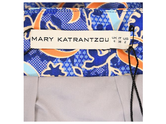 Gonna mini svasata stampata Mary Katrantzou in viscosa multicolore - vista 4