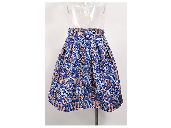 Gonna mini svasata stampata Mary Katrantzou in viscosa multicolore - vista 5