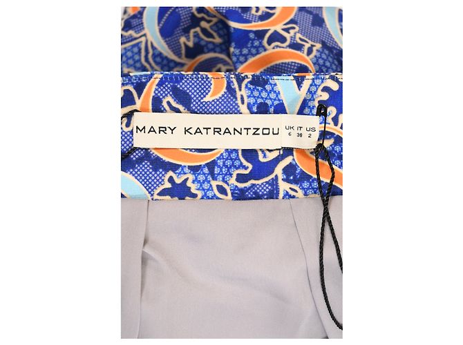 Gonna mini svasata stampata Mary Katrantzou in viscosa multicolore - vista 8