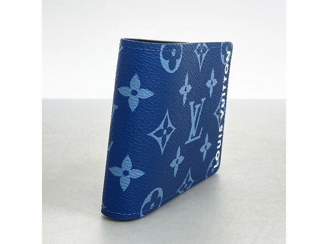 Portafoglio Slender Monogramma Louis Vuitton Blu - vista 2
