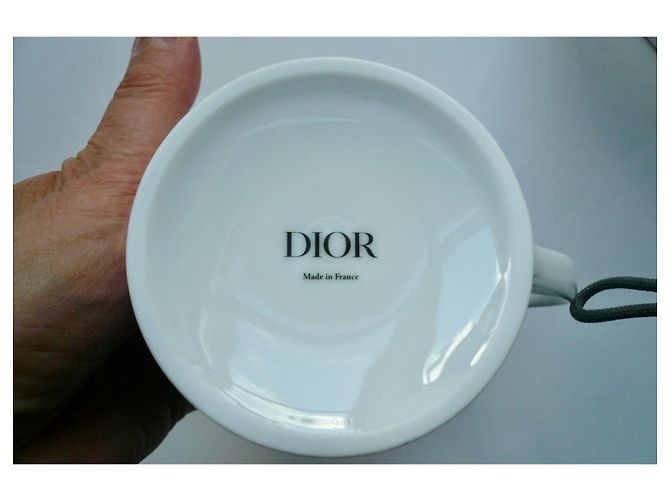 DIOR set of two new mugs with original box White - view 5