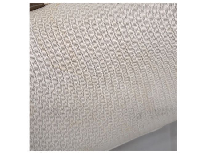 Hermès Trasportino per cani Hermes in beige e bianco - vista 13
