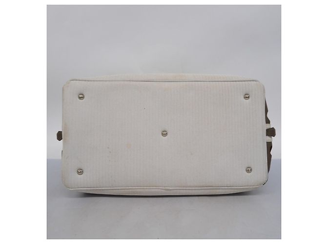 Hermès Trasportino per cani Hermes in beige e bianco - vista 3