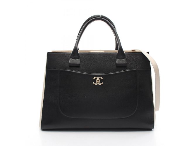 Borsa Tote Neo Executive di Chanel Nero Beige - vista 2