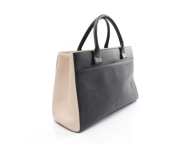 Borsa Tote Neo Executive di Chanel Nero Beige - vista 3