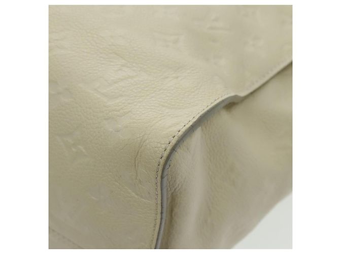 LOUIS VUITTON Borsa Tote Lumineuse PM Monogram Empreinte Neige M93411 Auth fm3942 Bianco - vista 16