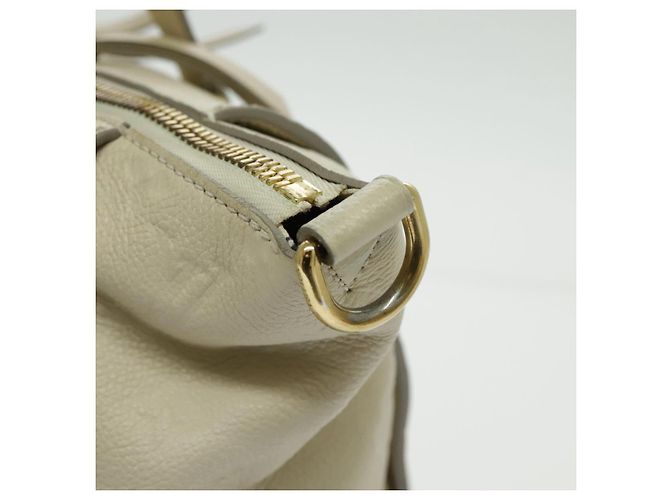 LOUIS VUITTON Borsa Tote Lumineuse PM Monogram Empreinte Neige M93411 Auth fm3942 Bianco - vista 17