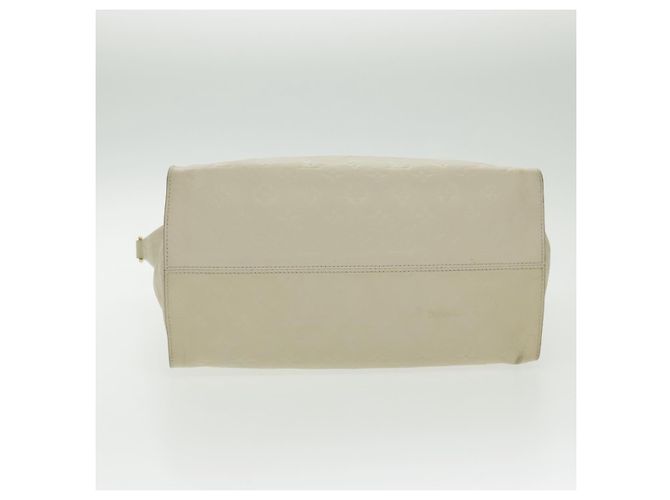 LOUIS VUITTON Borsa Tote Lumineuse PM Monogram Empreinte Neige M93411 Auth fm3942 Bianco - vista 5