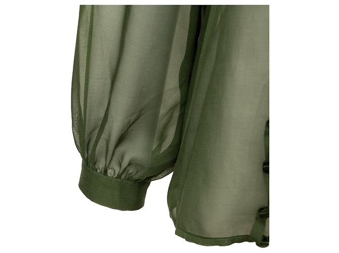 Camisa de seda Philosophy de Alberta Ferretti Verde - vista 3