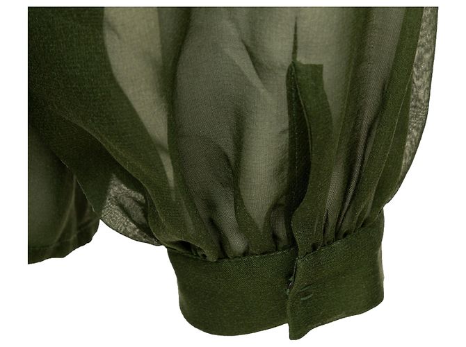 Camisa de seda Philosophy de Alberta Ferretti Verde - vista 4