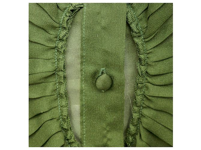 Camisa de seda Philosophy de Alberta Ferretti Verde - vista 6
