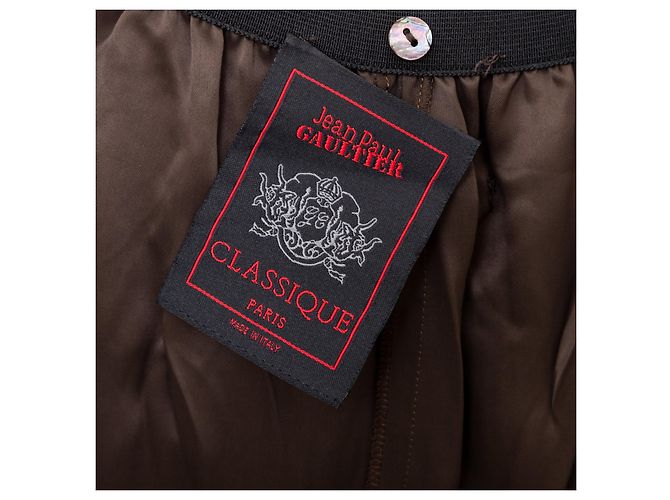 Vestido de Rayón Classique de Jean Paul Gaultier Castaño - vista 12