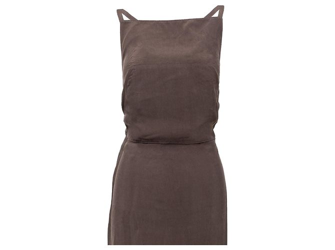 Vestido de Rayón Classique de Jean Paul Gaultier Castaño - vista 3