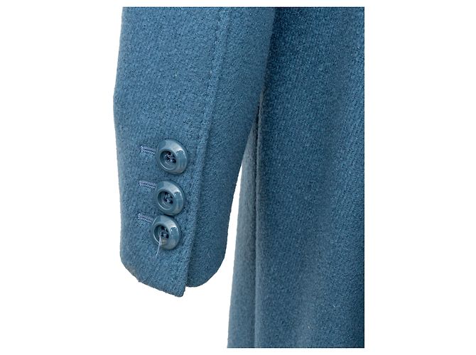 Abrigo de lana Moschino Cheap and Chic Azul - vista 10