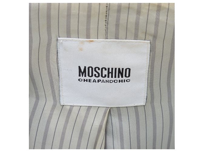 Abrigo de lana Moschino Cheap and Chic Azul - vista 12