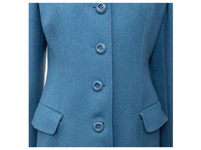 Abrigo de lana Moschino Cheap and Chic Azul - vista 4