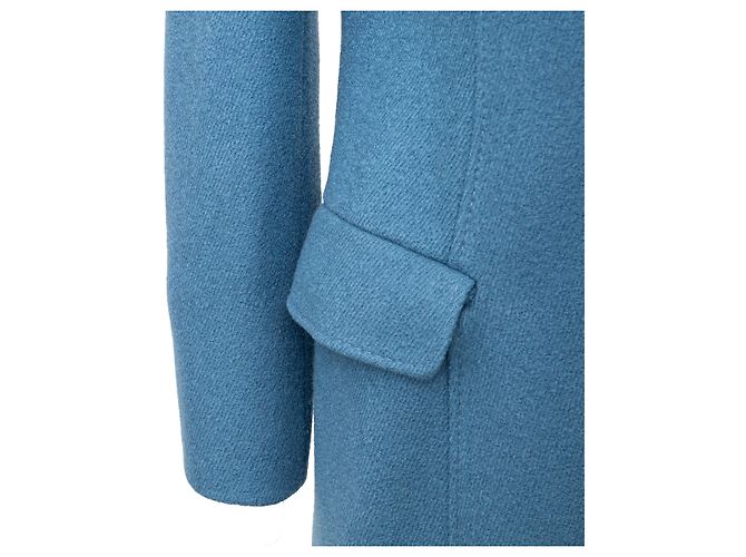 Abrigo de lana Moschino Cheap and Chic Azul - vista 5